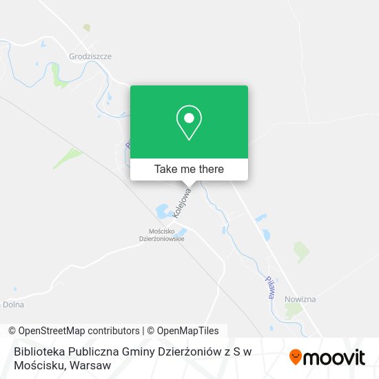 Biblioteka Publiczna Gminy Dzierżoniów z S w Mościsku map