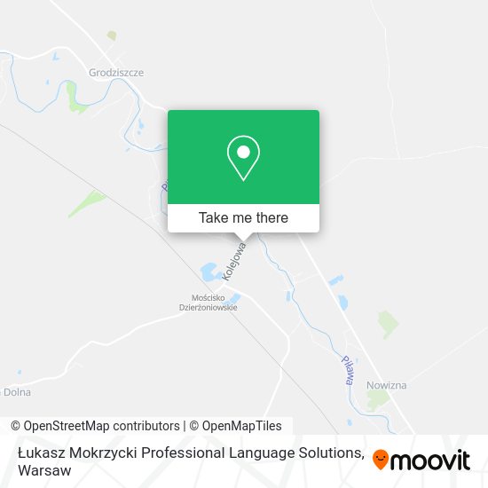 Карта Łukasz Mokrzycki Professional Language Solutions