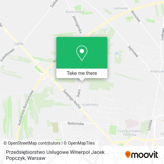 Przedsiębiorstwo Usługowe Winerpol Jacek Popczyk map