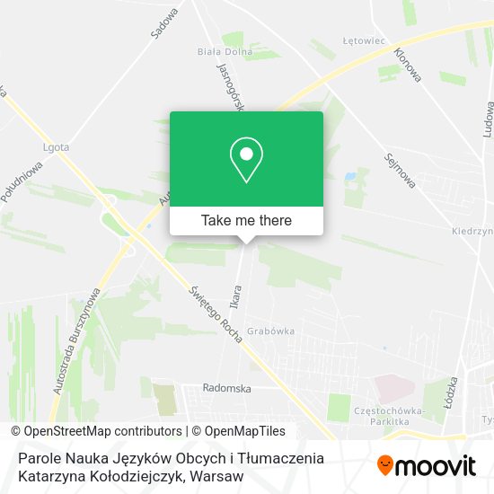 Parole Nauka Języków Obcych i Tłumaczenia Katarzyna Kołodziejczyk map