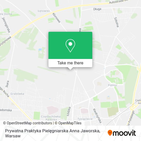 Prywatna Praktyka Pielęgniarska Anna Jaworska map