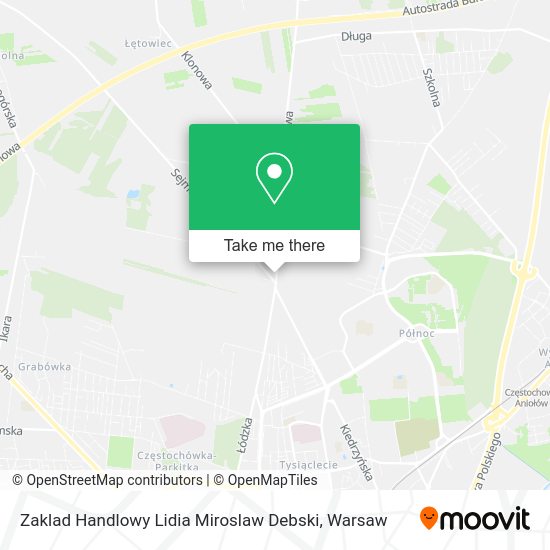 Zaklad Handlowy Lidia Miroslaw Debski map