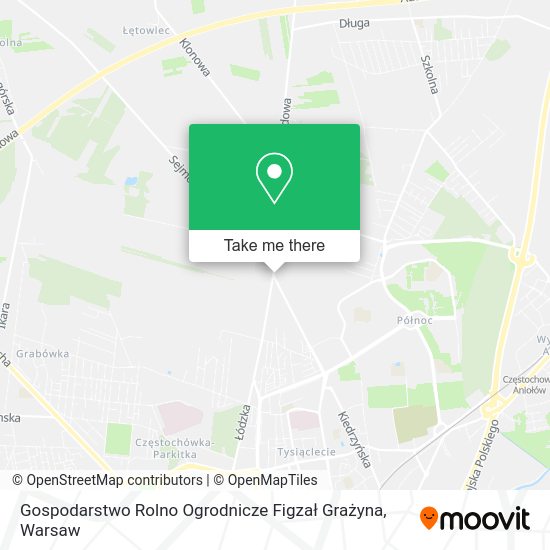 Карта Gospodarstwo Rolno Ogrodnicze Figzał Grażyna