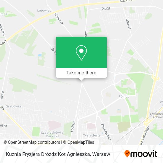 Kuznia Fryzjera Drózdz Kot Agnieszka map