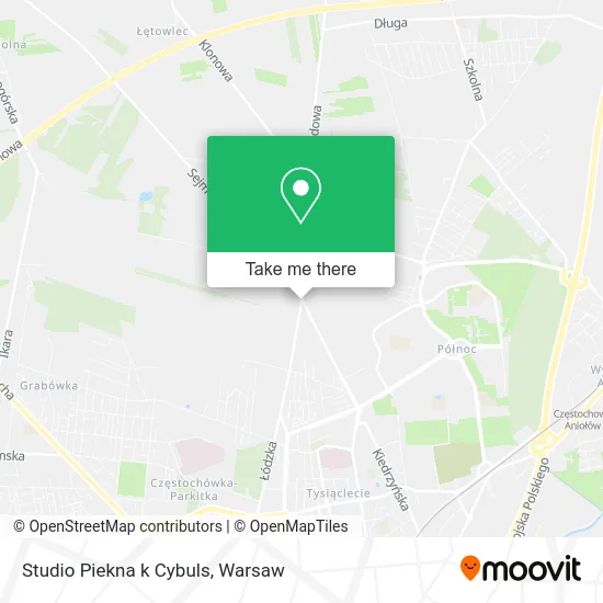 Карта Studio Piekna k Cybuls