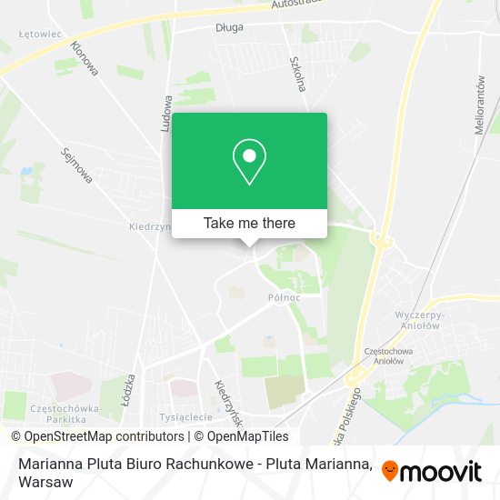 Marianna Pluta Biuro Rachunkowe - Pluta Marianna map