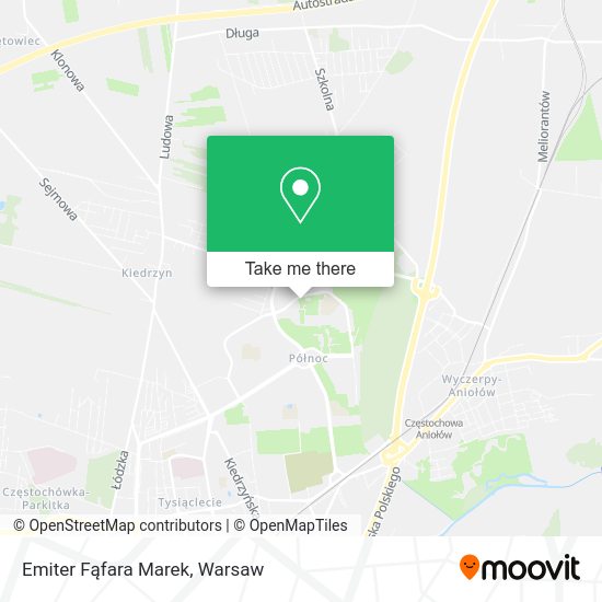 Emiter Fąfara Marek map