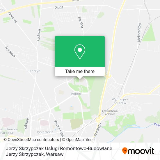 Jerzy Skrzypczak Usługi Remontowo-Budowlane Jerzy Skrzypczak map