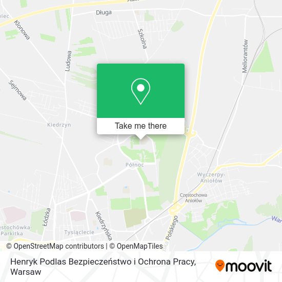 Henryk Podlas Bezpieczeństwo i Ochrona Pracy map