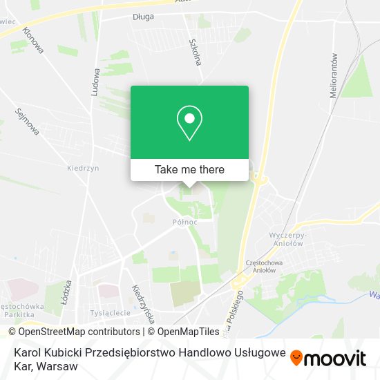 Karol Kubicki Przedsiębiorstwo Handlowo Usługowe Kar map