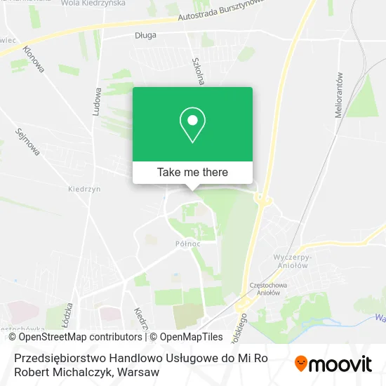 Карта Przedsiębiorstwo Handlowo Usługowe do Mi Ro Robert Michalczyk