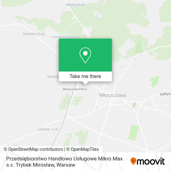 Przedsiębiorstwo Handlowo Usługowe Mikro Max s.c. Trybek Mirosław map