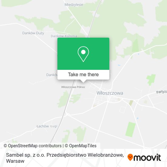 Sambel sp. z o.o. Przedsiębiorstwo Wielobranżowe map