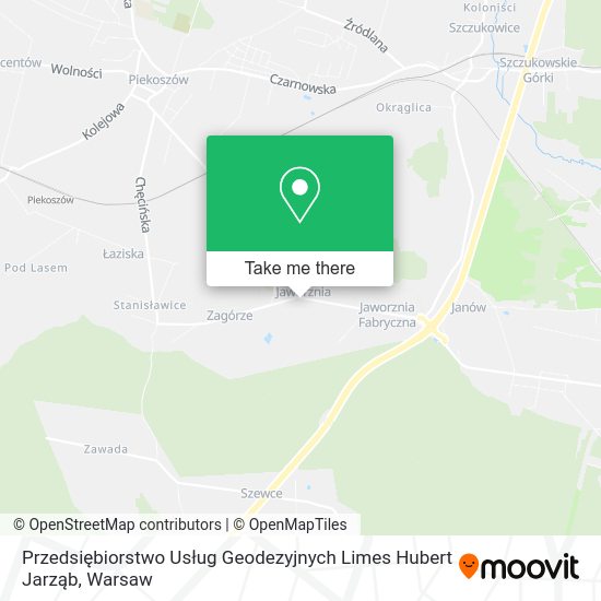 Przedsiębiorstwo Usług Geodezyjnych Limes Hubert Jarząb map