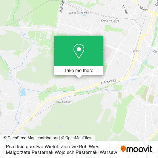 Przedsiebiorstwo Wielobranzowe Rob Wies Malgorzata Pasternak Wojciech Pasternak map