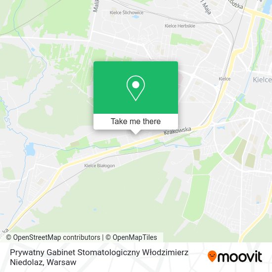 Prywatny Gabinet Stomatologiczny Włodzimierz Niedolaz map