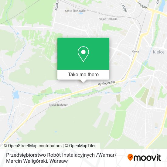 Przedsiębiorstwo Robót Instalacyjnych /Wamar/ Marcin Waligórski map