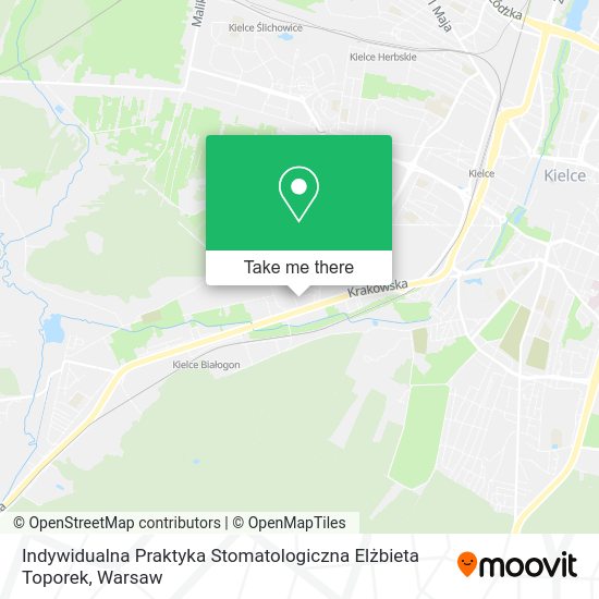 Indywidualna Praktyka Stomatologiczna Elżbieta Toporek map