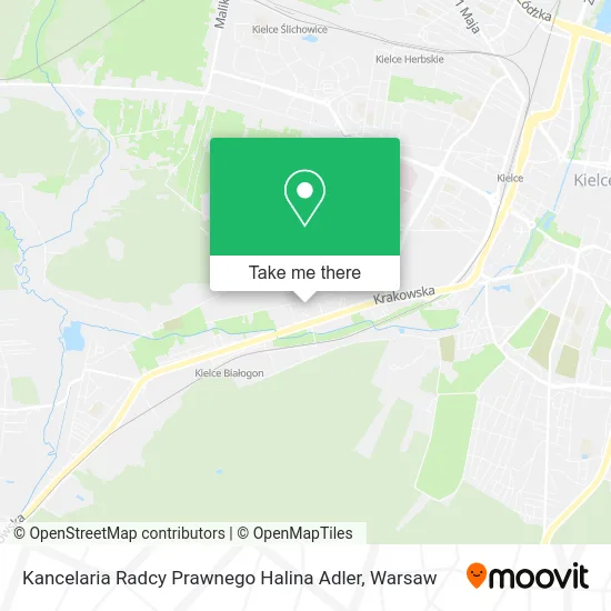 Карта Kancelaria Radcy Prawnego Halina Adler