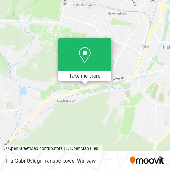 Карта F u Gabi Uslugi Transportowe