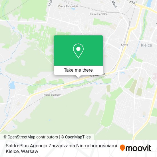 Saldo-Plus Agencja Zarządzania Nieruchomościami Kielce map