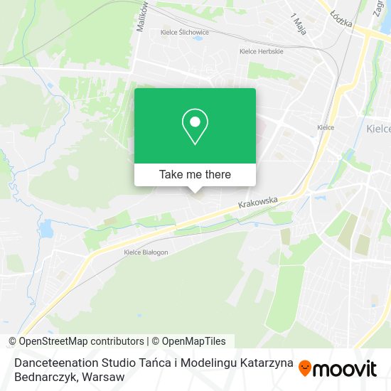 Danceteenation Studio Tańca i Modelingu Katarzyna Bednarczyk map