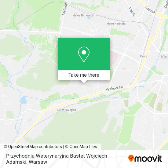 Przychodnia Weterynaryjna Bastet Wojciech Adamski map