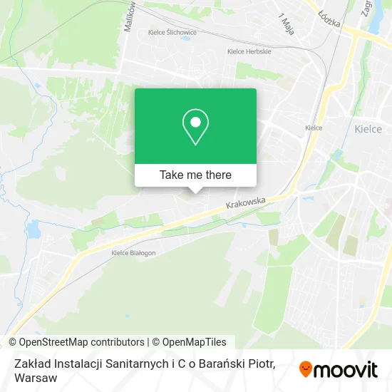 Zakład Instalacji Sanitarnych i C o Barański Piotr map