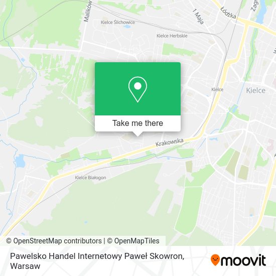 Pawelsko Handel Internetowy Paweł Skowron map