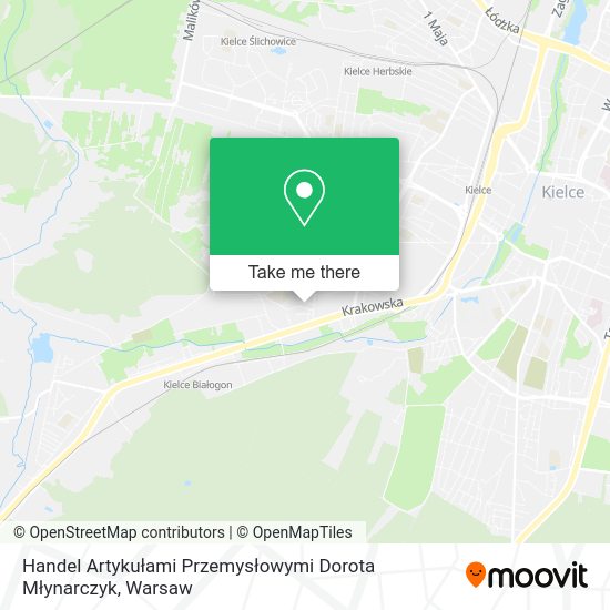 Handel Artykułami Przemysłowymi Dorota Młynarczyk map