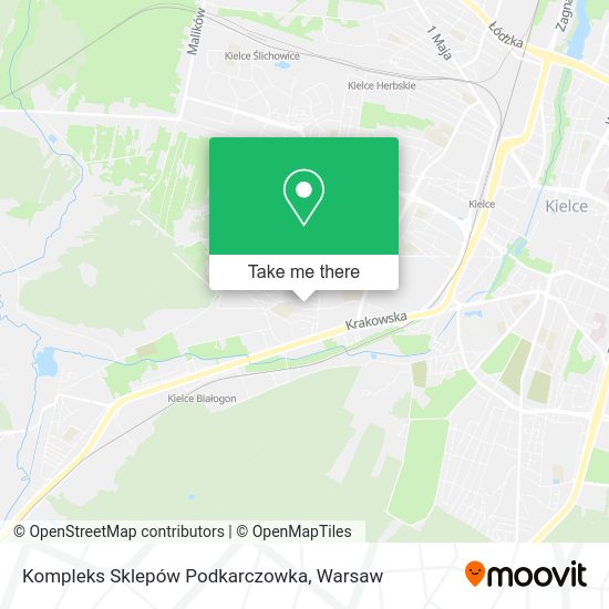 Карта Kompleks Sklepów Podkarczowka