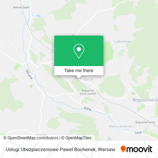 Usługi Ubezpieczeniowe Paweł Bochenek map