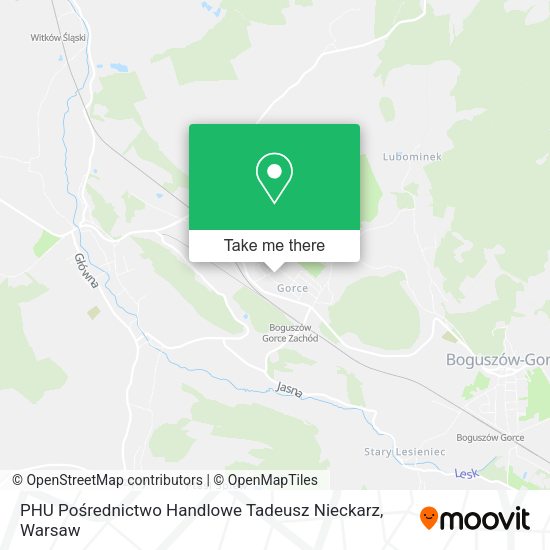 PHU Pośrednictwo Handlowe Tadeusz Nieckarz map