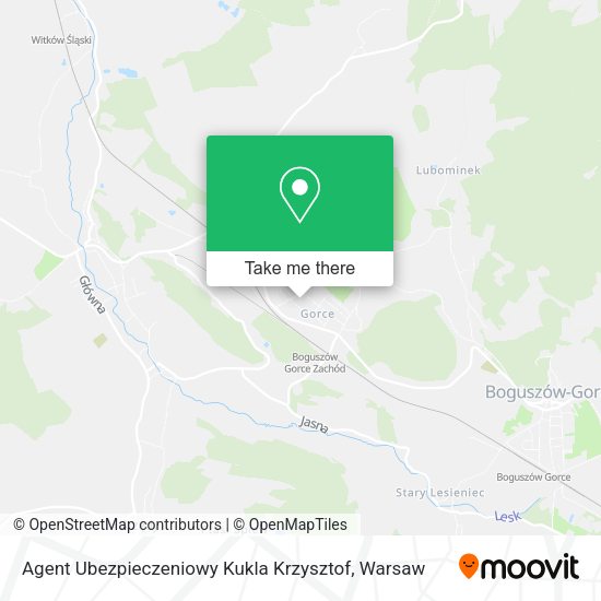 Agent Ubezpieczeniowy Kukla Krzysztof map