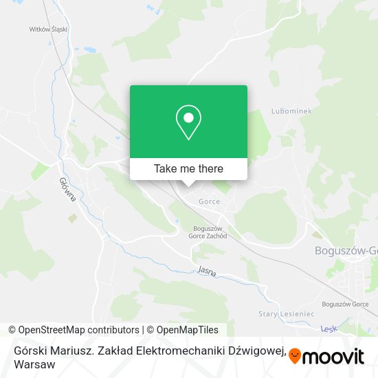 Górski Mariusz. Zakład Elektromechaniki Dźwigowej map