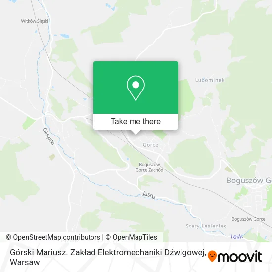 Górski Mariusz. Zakład Elektromechaniki Dźwigowej map