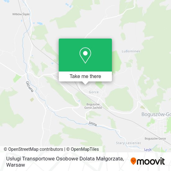 Usługi Transportowe Osobowe Dolata Małgorzata map