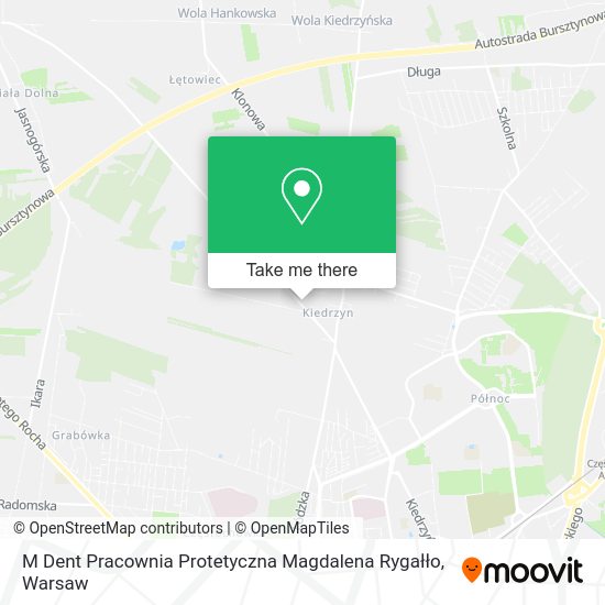 M Dent Pracownia Protetyczna Magdalena Rygałło map