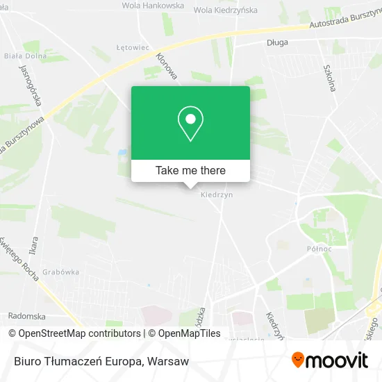Biuro Tłumaczeń Europa map