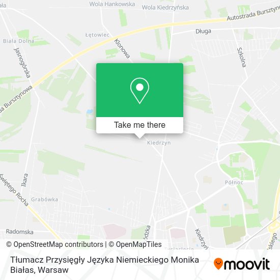 Tłumacz Przysięgły Języka Niemieckiego Monika Białas map