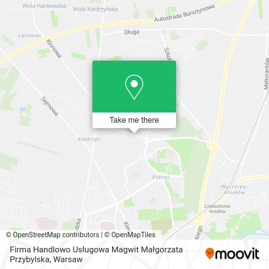 Firma Handlowo Usługowa Magwit Małgorzata Przybylska map