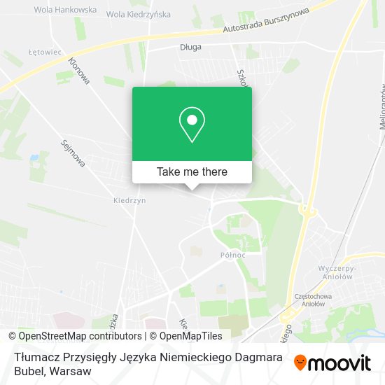 Tłumacz Przysięgły Języka Niemieckiego Dagmara Bubel map