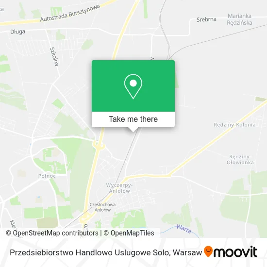 Карта Przedsiebiorstwo Handlowo Uslugowe Solo