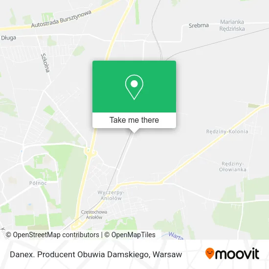 Карта Danex. Producent Obuwia Damskiego