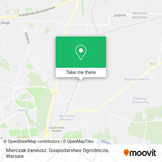 Mierczak Ireneusz. Gospodarstwo Ogrodnicze map