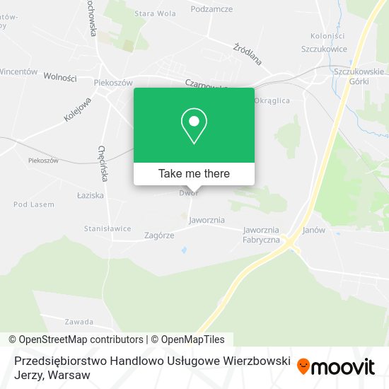 Przedsiębiorstwo Handlowo Usługowe Wierzbowski Jerzy map