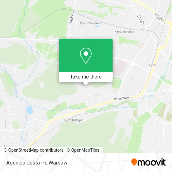 Карта Agencja Justa Pr