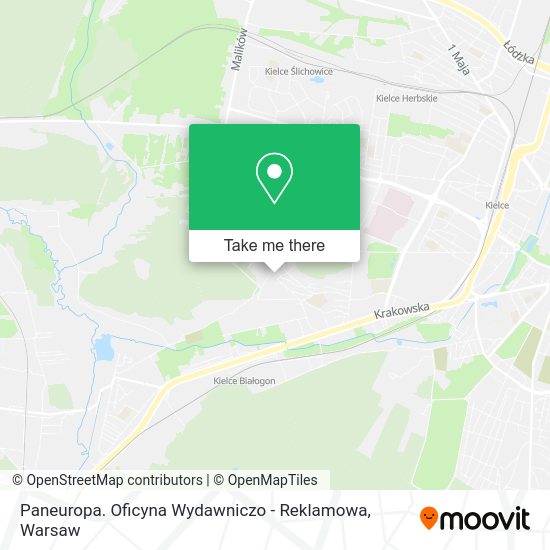 Paneuropa. Oficyna Wydawniczo - Reklamowa map