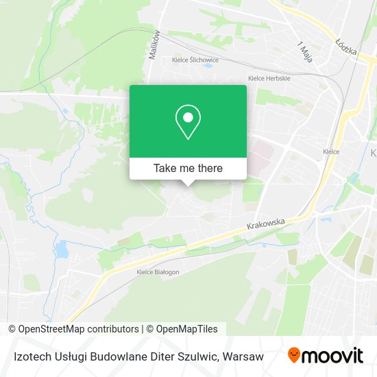 Izotech Usługi Budowlane Diter Szulwic map