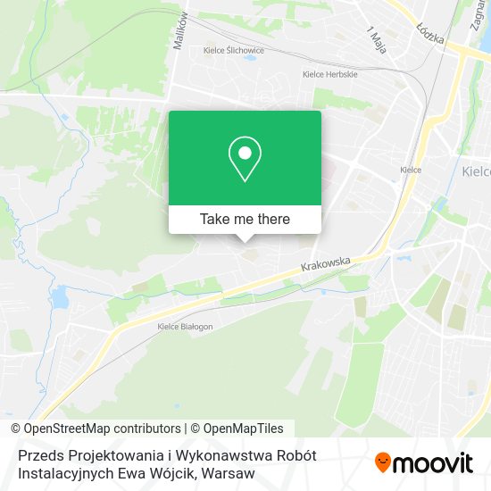 Przeds Projektowania i Wykonawstwa Robót Instalacyjnych Ewa Wójcik map